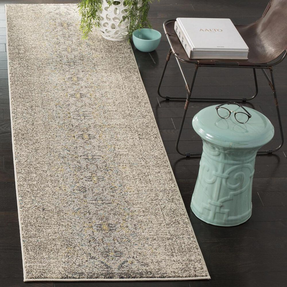Safavieh Monaco MNC209G-214 2'2" x 14' Grey/Multi Runner