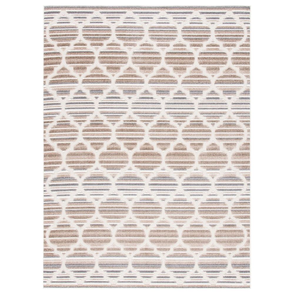 Safavieh Cabana CBN333F 8' x 10' Grey and Ivory Indoor/Outdoor Area Performance Rug