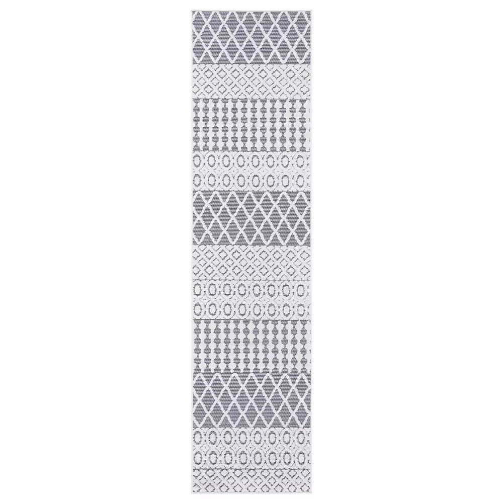 Safavieh Cabana CBN652A 2'2" x 7' Ivory and Grey Area Performance Rug