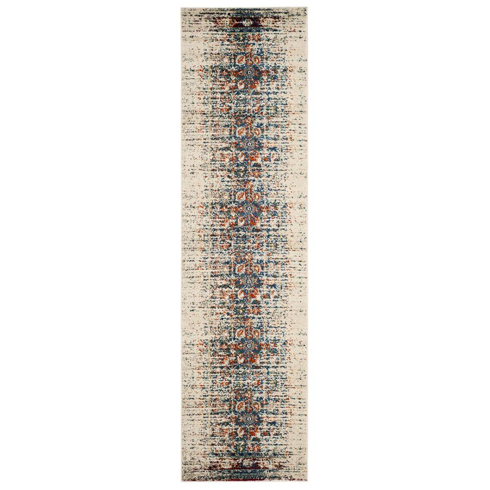 Safavieh Monaco MNC208M-212 2'2" x 12' Ivory/Blue Runner