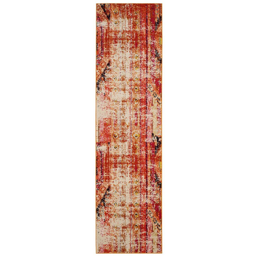 Safavieh Monaco MNC222H-210 2'2" x 10' Orange/Multi Runner