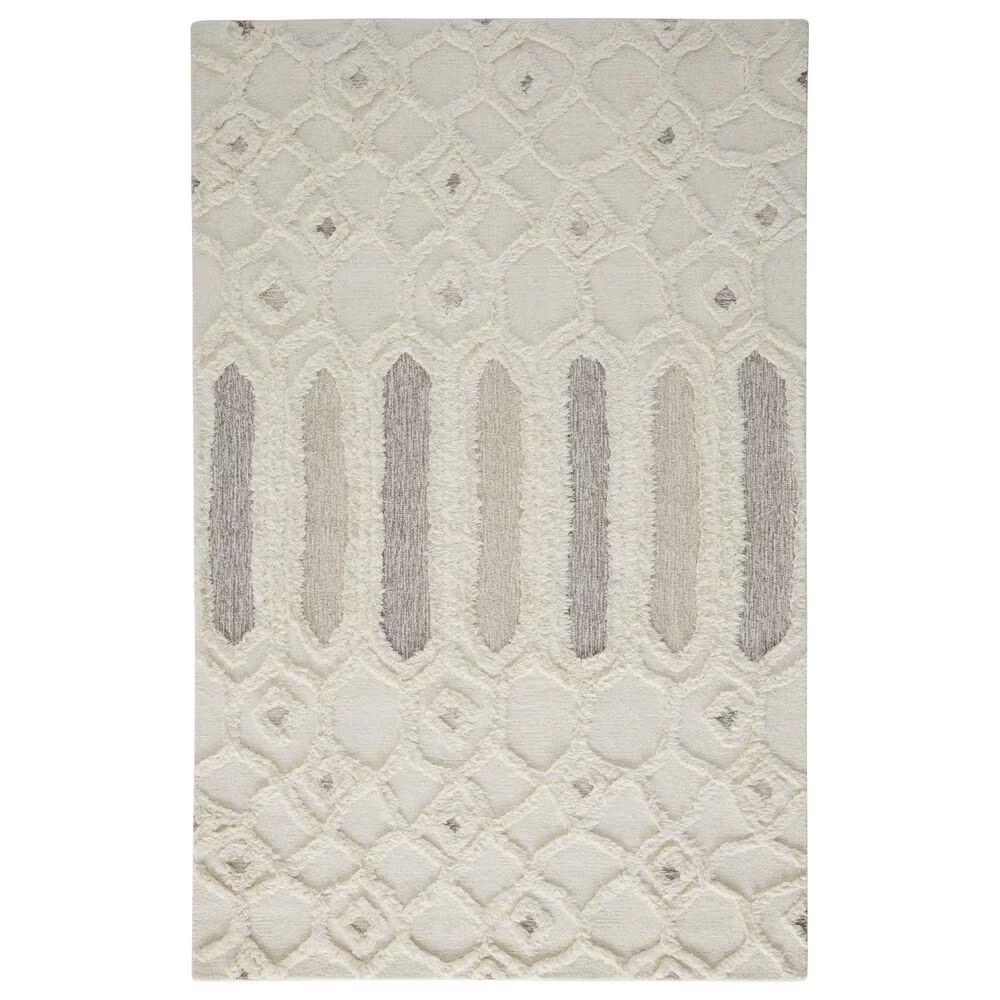 Feizy Anica 8013F 5' x 8' Ivory Area Rug