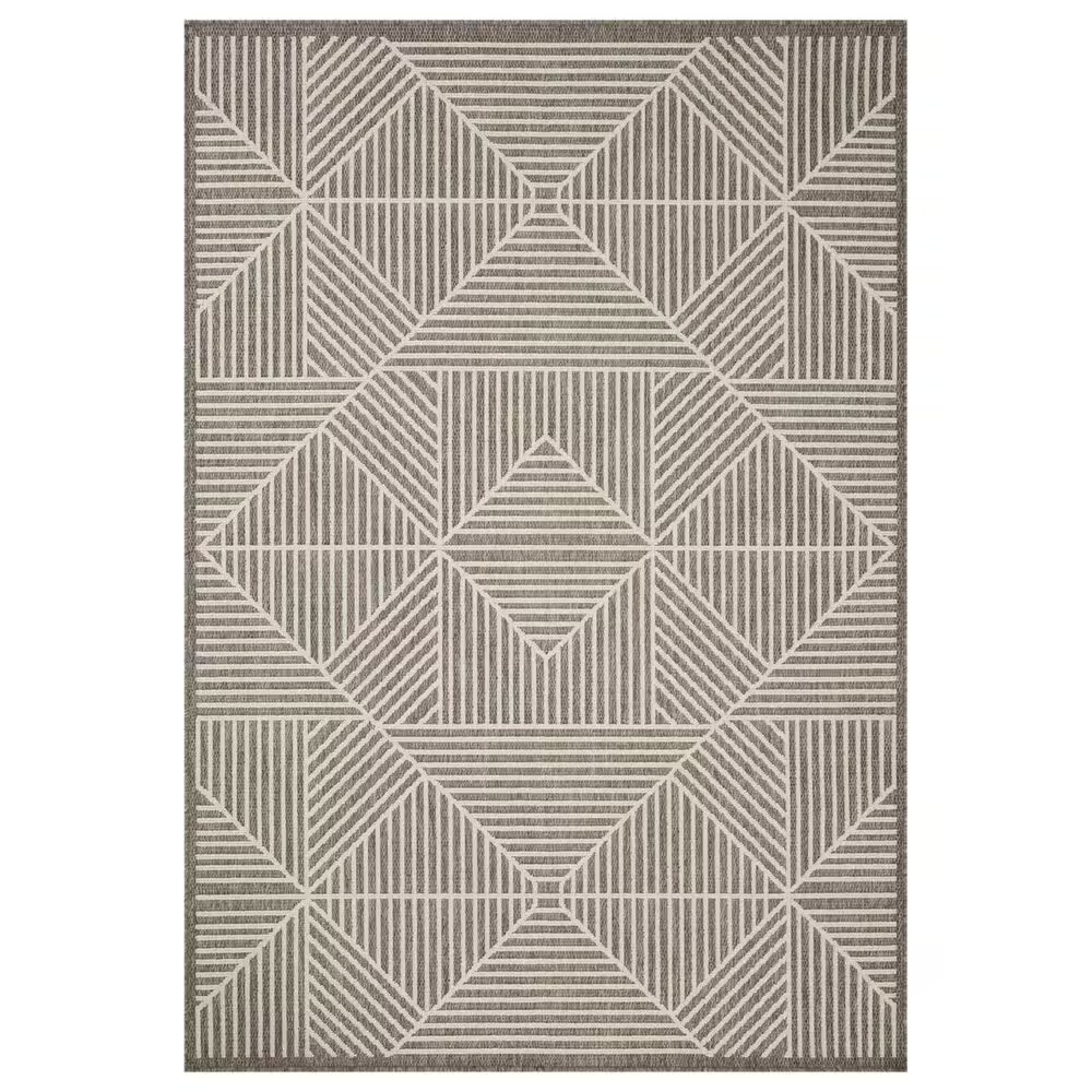 Loloi II Rainier RAI-03 2'2" x 3'9" Natural and Ivory Indoor/Outdoor Area Performance Rug