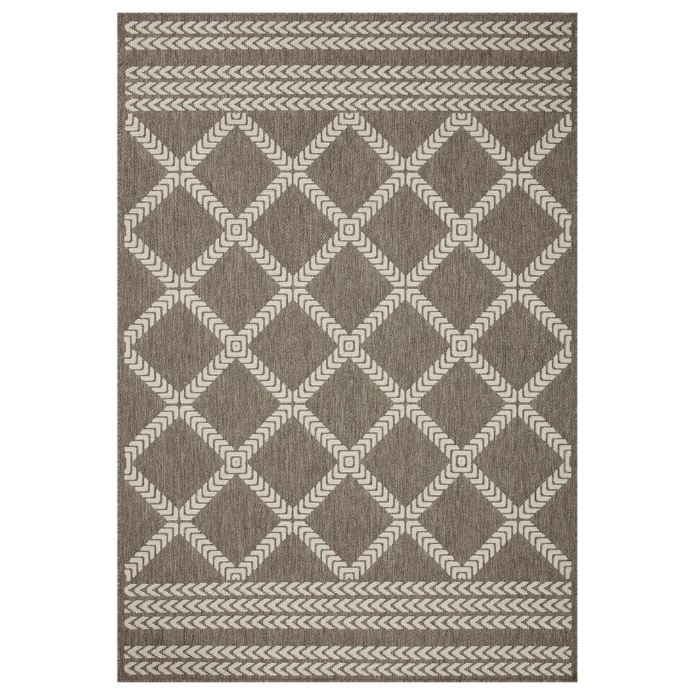 Loloi II Rainier RAI-05 2'2" x 3'9" Natural and Ivory Indoor/Outdoor Area Performance Rug