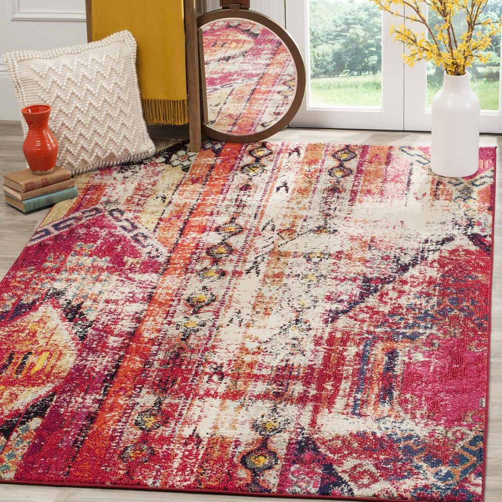 Safavieh Monaco MNC222D-1115 11' x 15' Magenta/Multi Area Rug