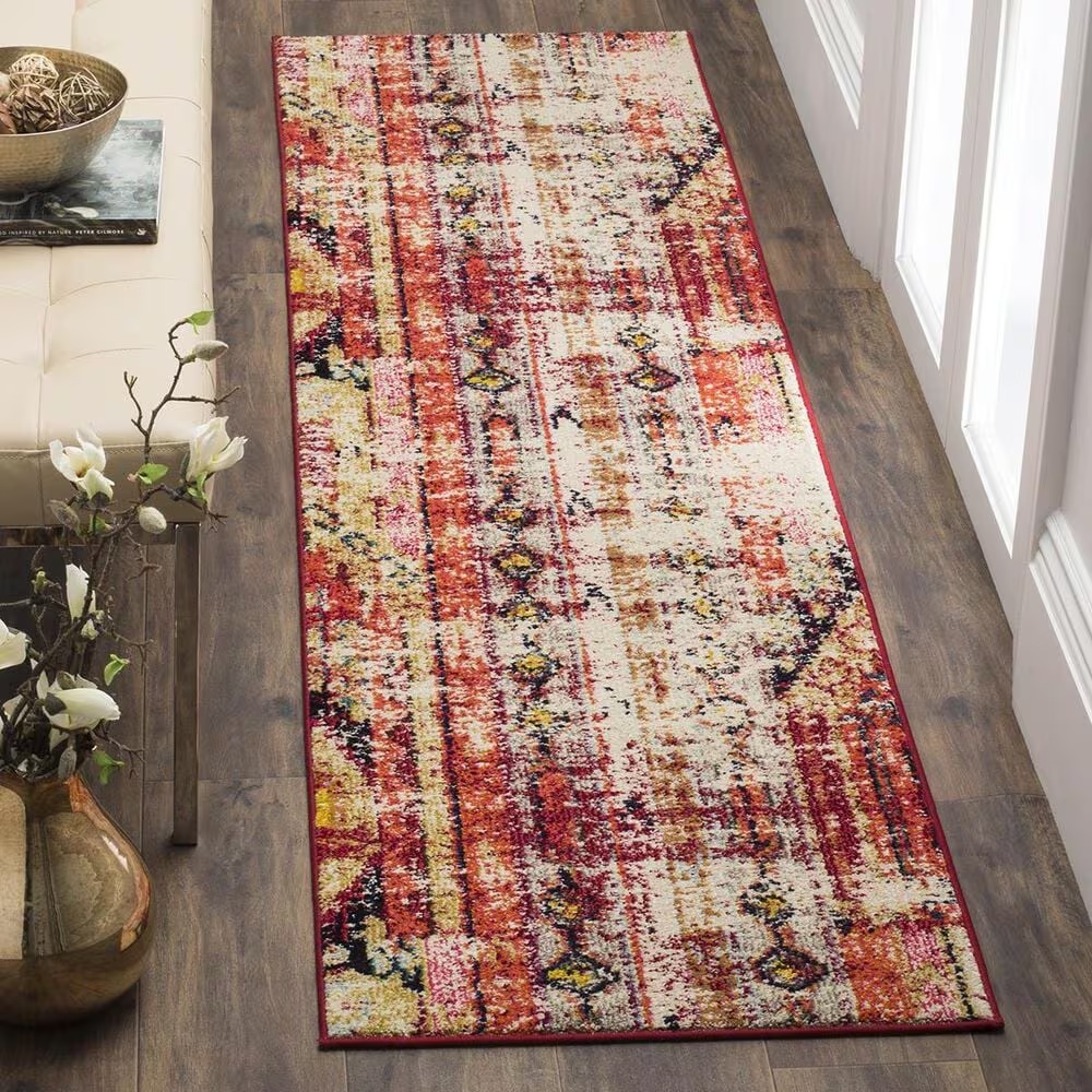 Safavieh Monaco MNC222D-28 2'2" x 8' Magenta/Multi Runner