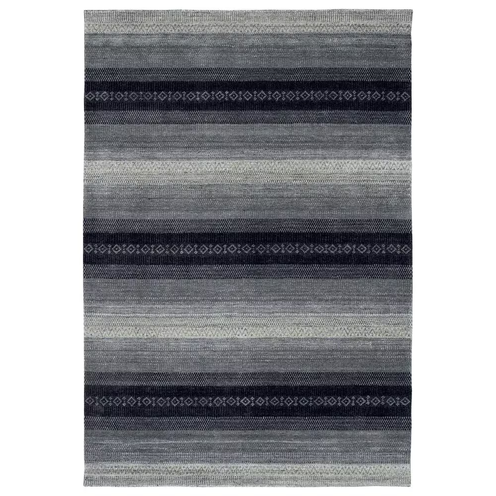 Radici USA Sondrio 4' x 6' Black Area Rug