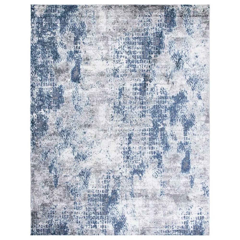 Safavieh Aston9' x 12' Navy and Gray Area Rug