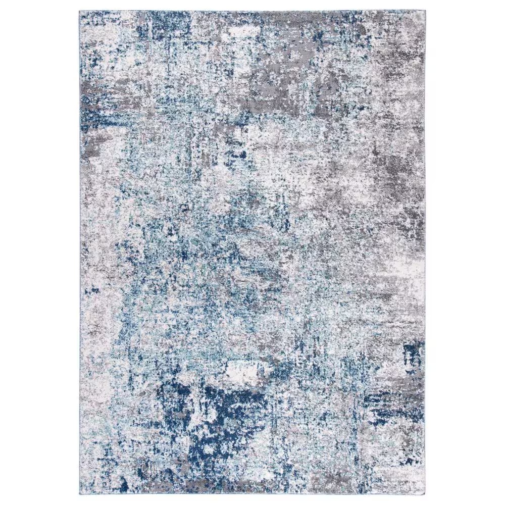 Safavieh Aston6' x 9' Light Blue and Grey Area Rug
