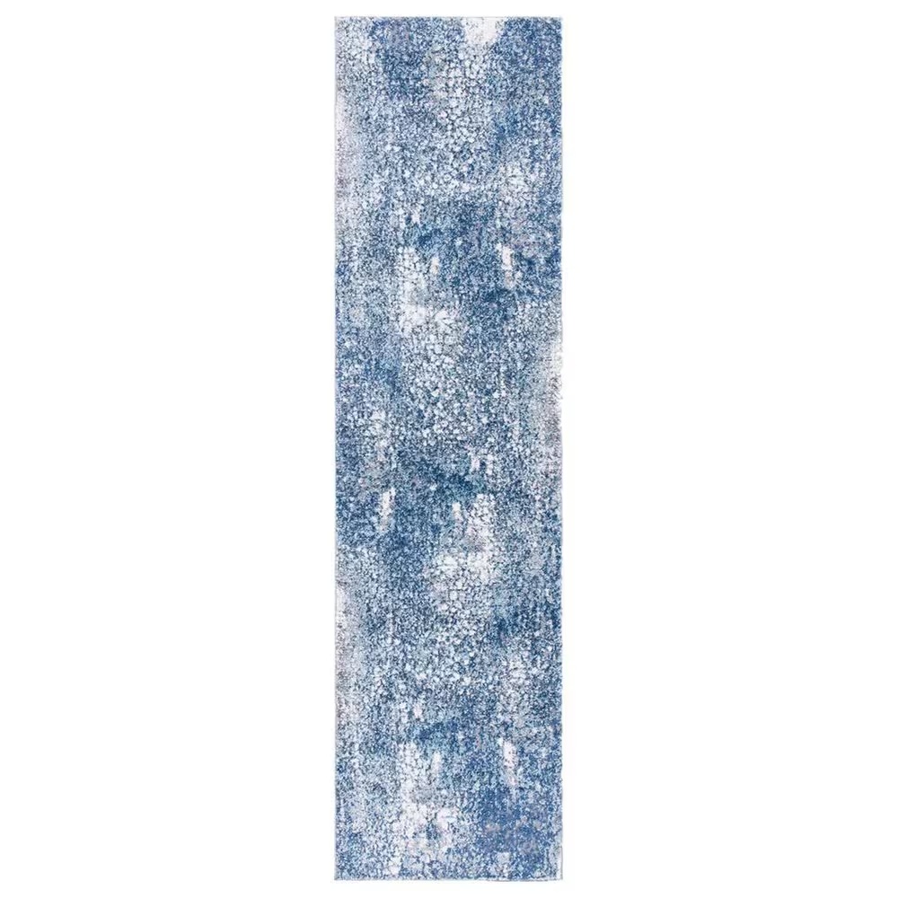 Safavieh Aston2' x 11' Navy and Gray Runner