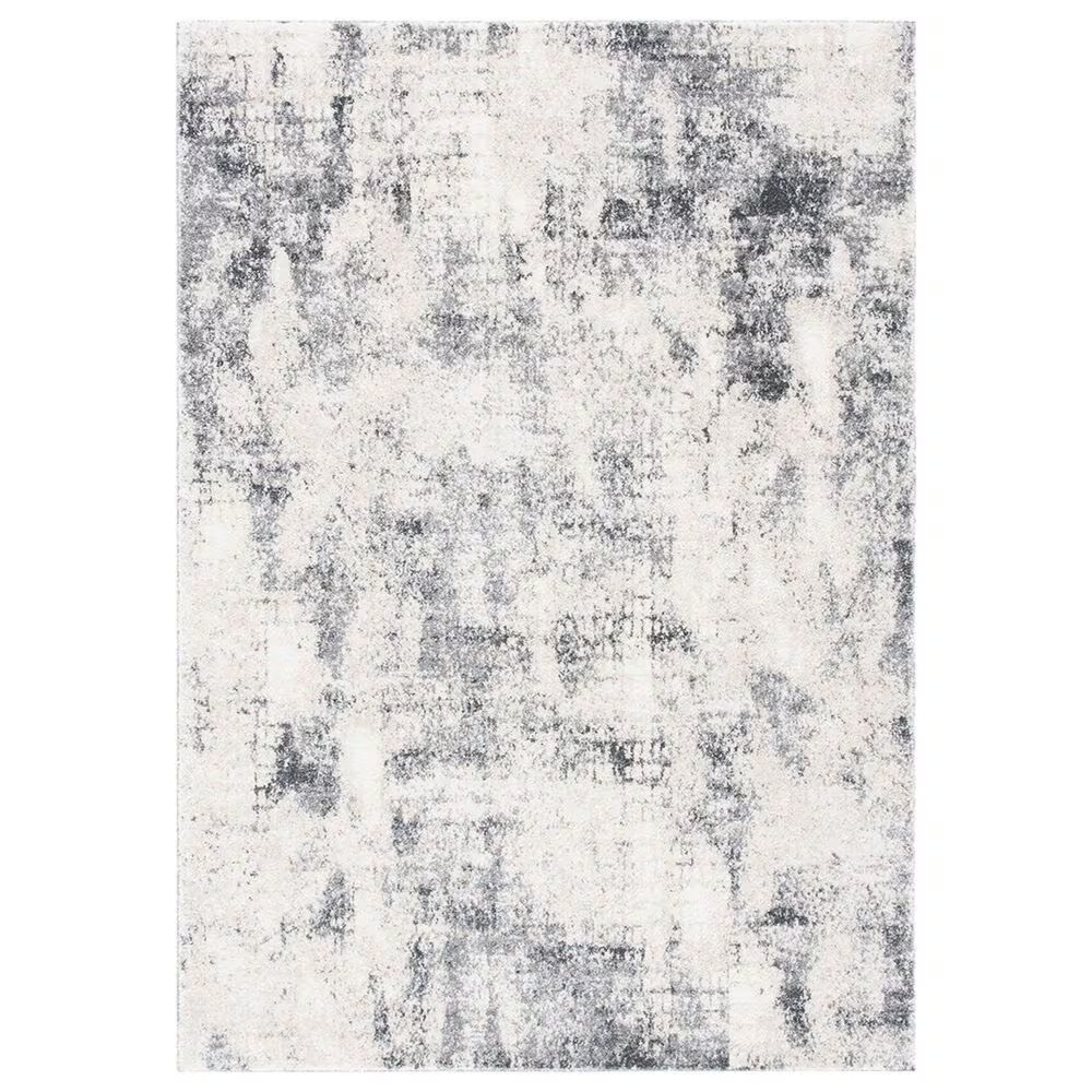 Safavieh Aston ASN704 5'3" x 7'7" Ivory and Grey Area Rug