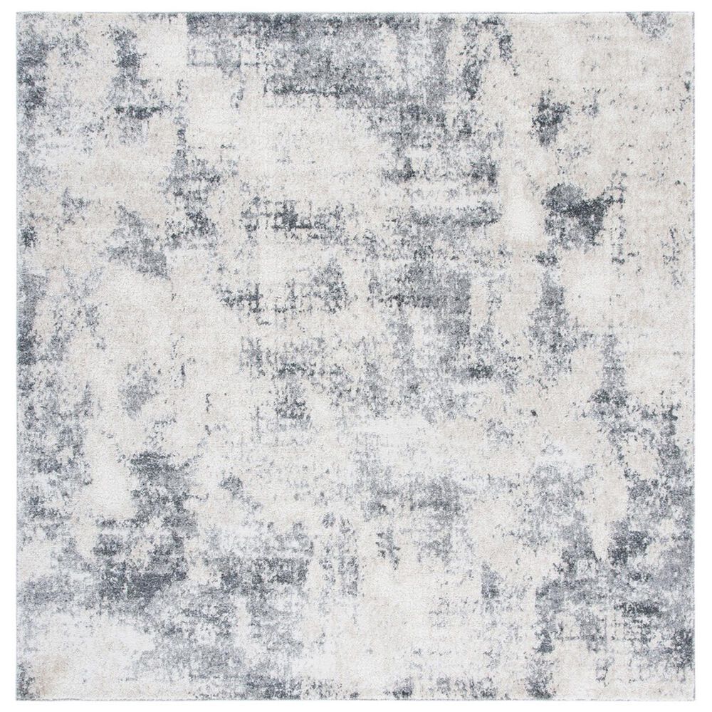 Safavieh Aston ASN704 6'7" Square Ivory and Grey Area Rug