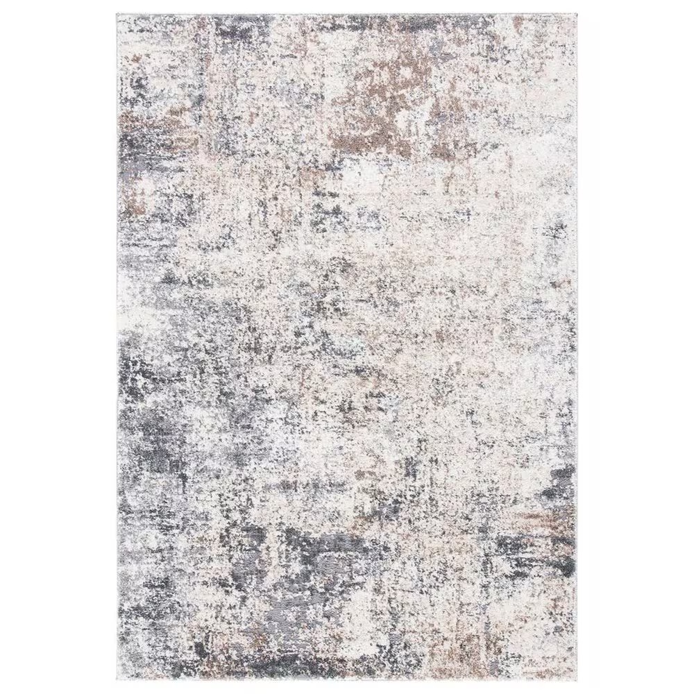 Safavieh Aston ASN705 4' x 6' Ivory and Grey Area Rug