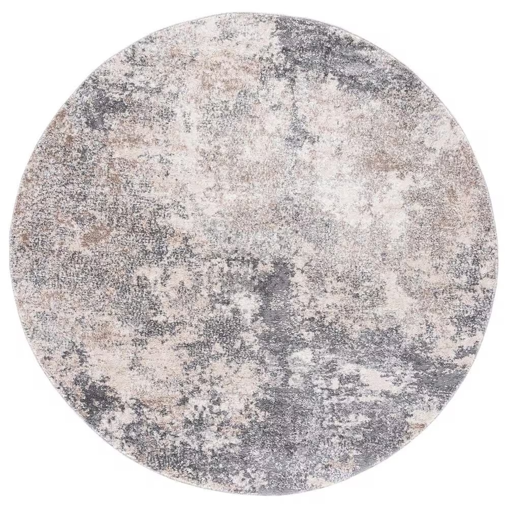Safavieh Aston 5'3" Round Grey Area Rug