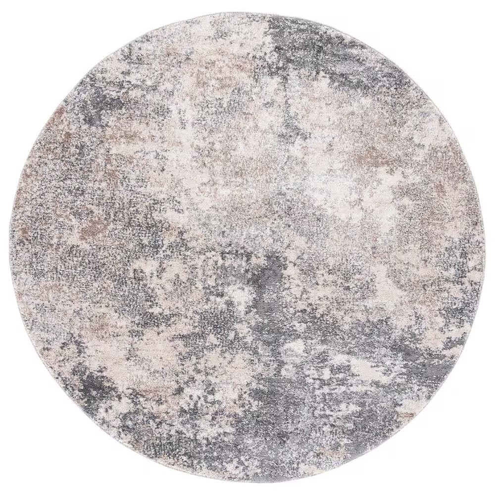 Safavieh Aston 6'7" Round Grey Area Rug