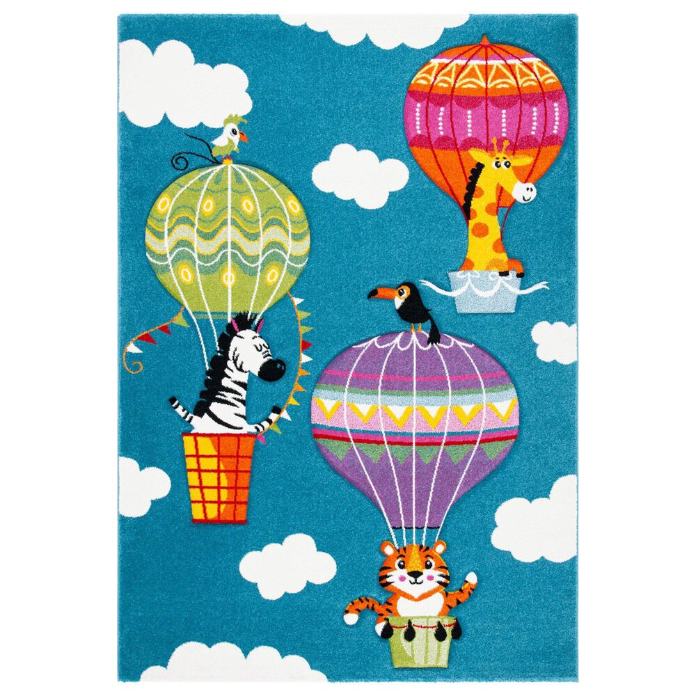 Safavieh Carousel 8' x 10' Blue and Green KidsArea Rug