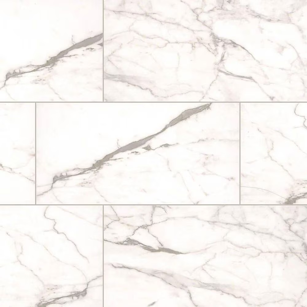 MS International Essentials White Vena 12" x 24" Ceramic Tile