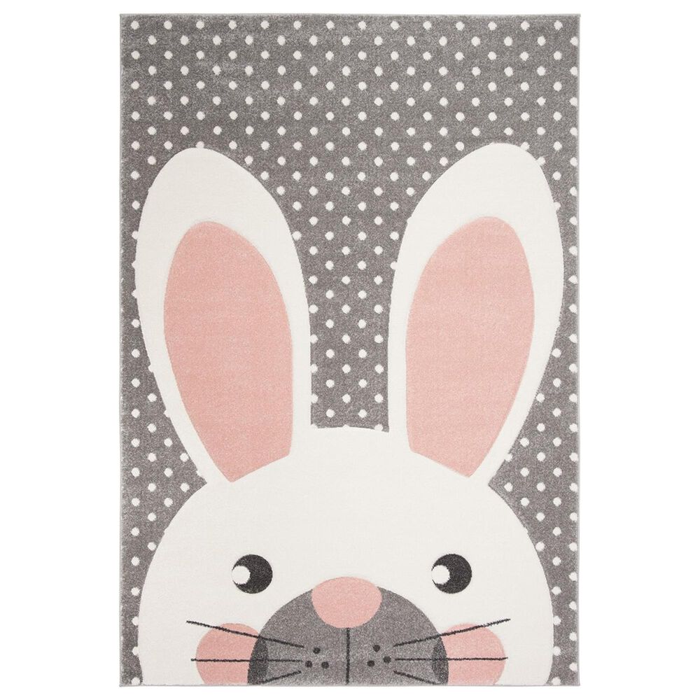 Safavieh Carousel 8' x 10' Pink and Grey KidsArea Rug