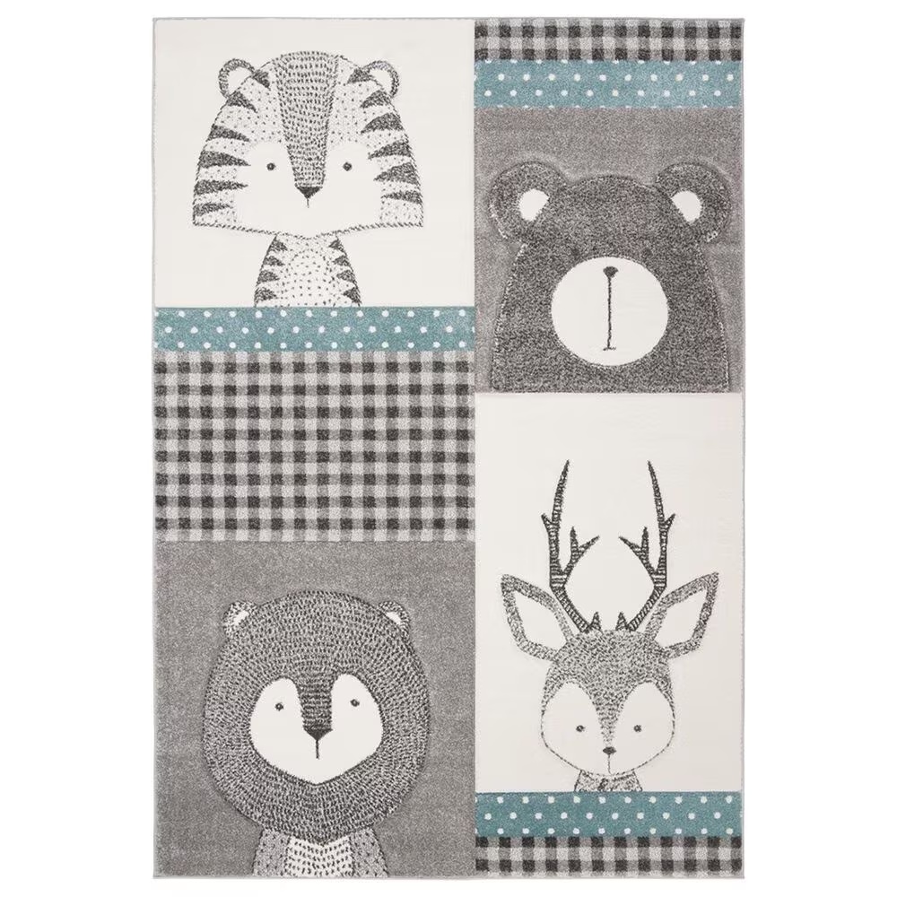 Safavieh Carousel 9' x 12' Grey and Ivory KidsArea Rug