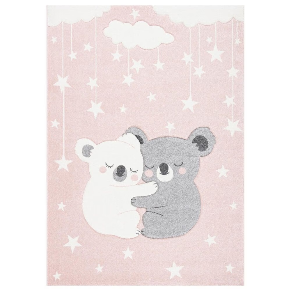 Safavieh Carousel 8' x 10' Pink and White KidsArea Rug