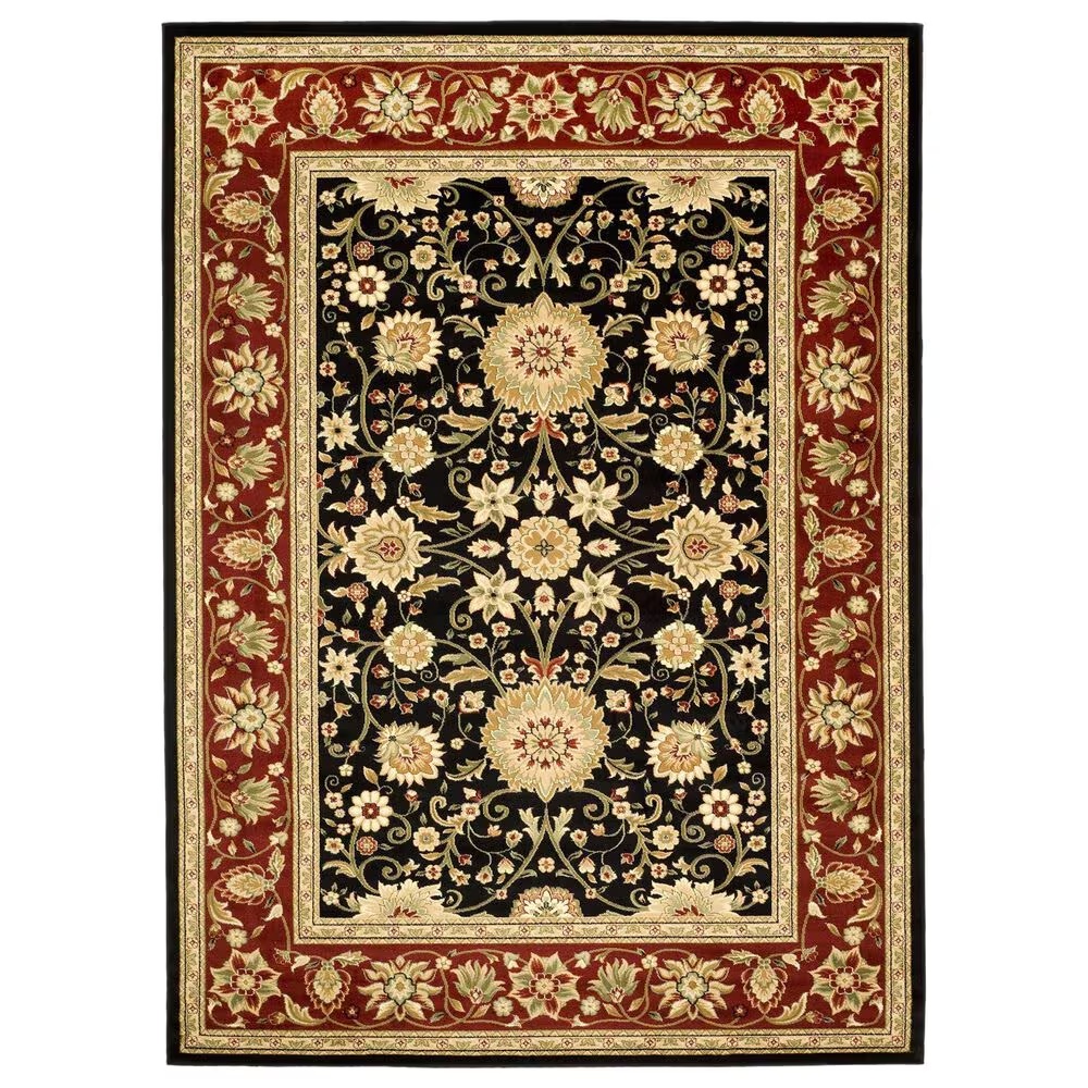 Safavieh Lyndhurst 9' x 12' Black and Red Area Rug