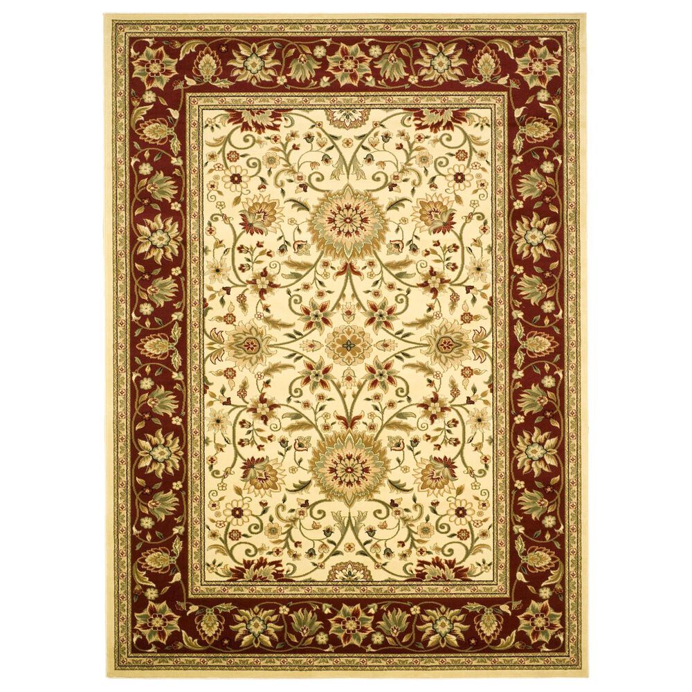 Safavieh Lyndhurst LNH212 10' x 14' Ivory and Red Area Rug