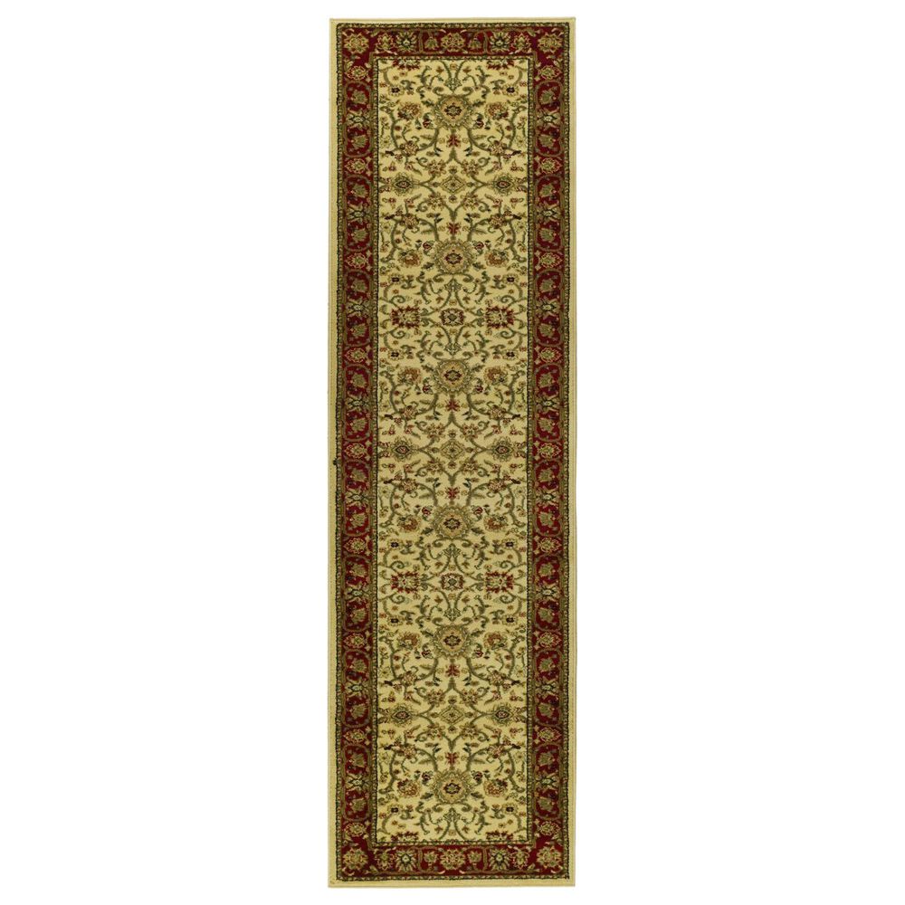 Safavieh Lyndhurst2'3" x 10' Ivory and Red Runner