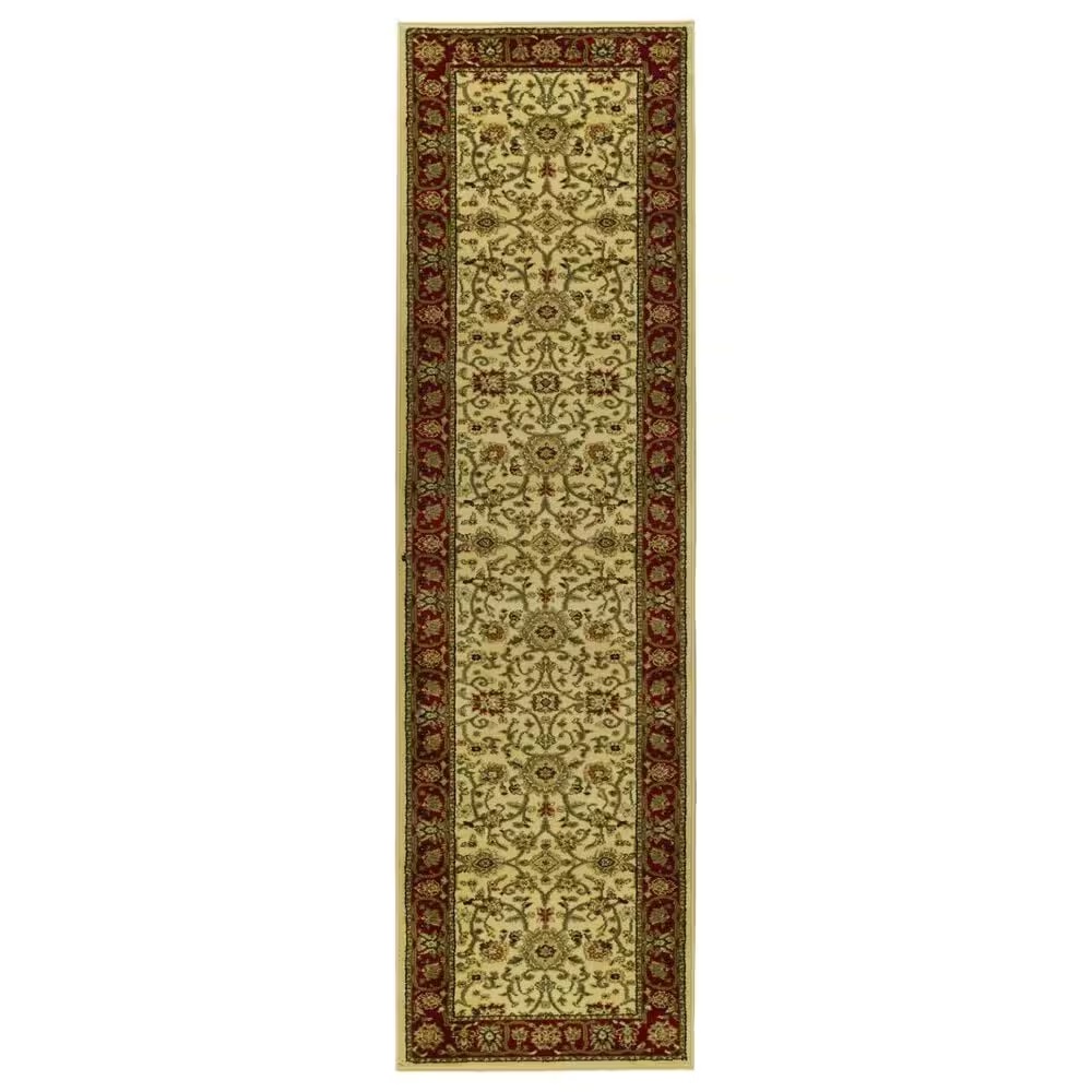 Safavieh Lyndhurst2'3" x 12' Ivory and Red Runner