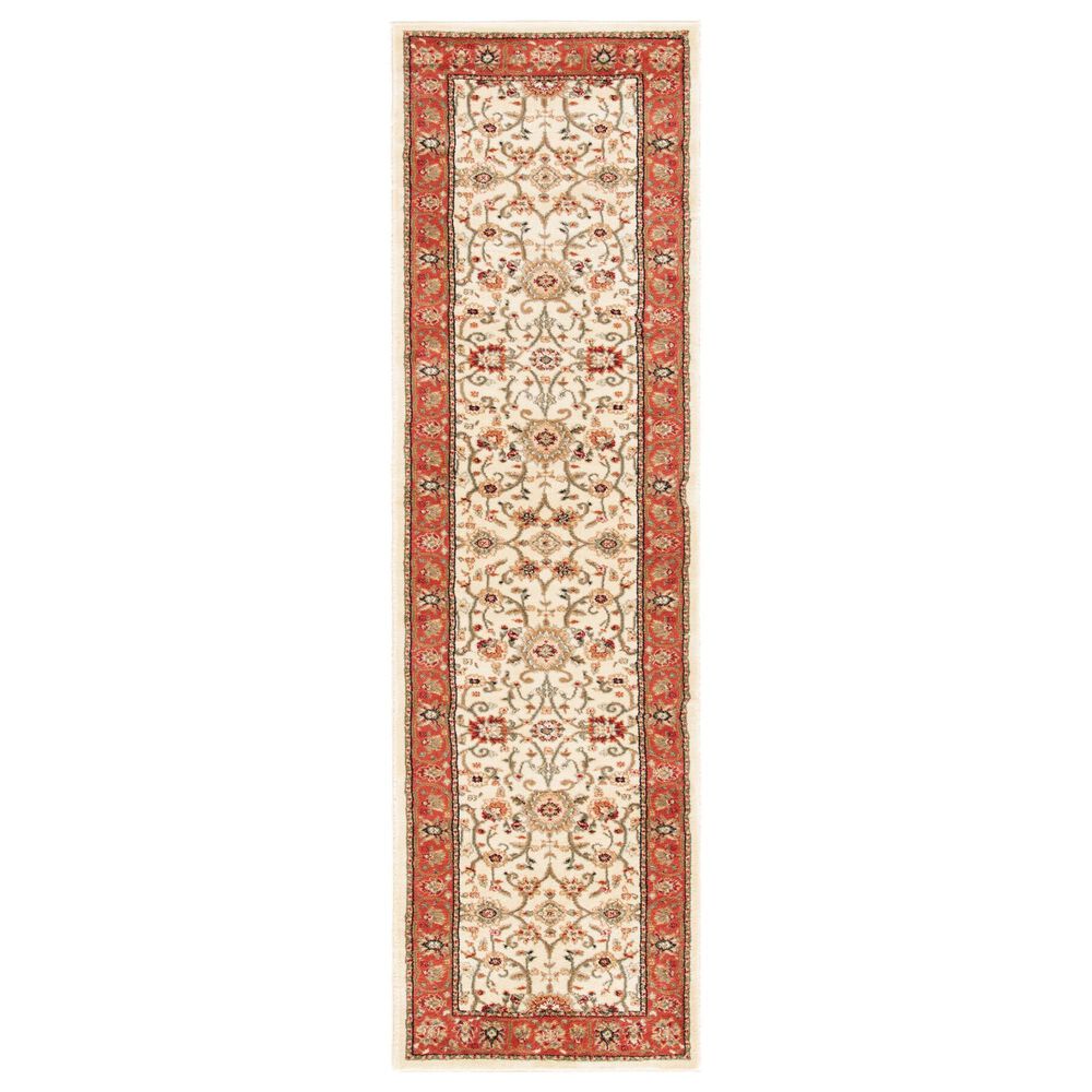 Safavieh Lyndhurst2'3" x 12' Ivory and Rust Runner