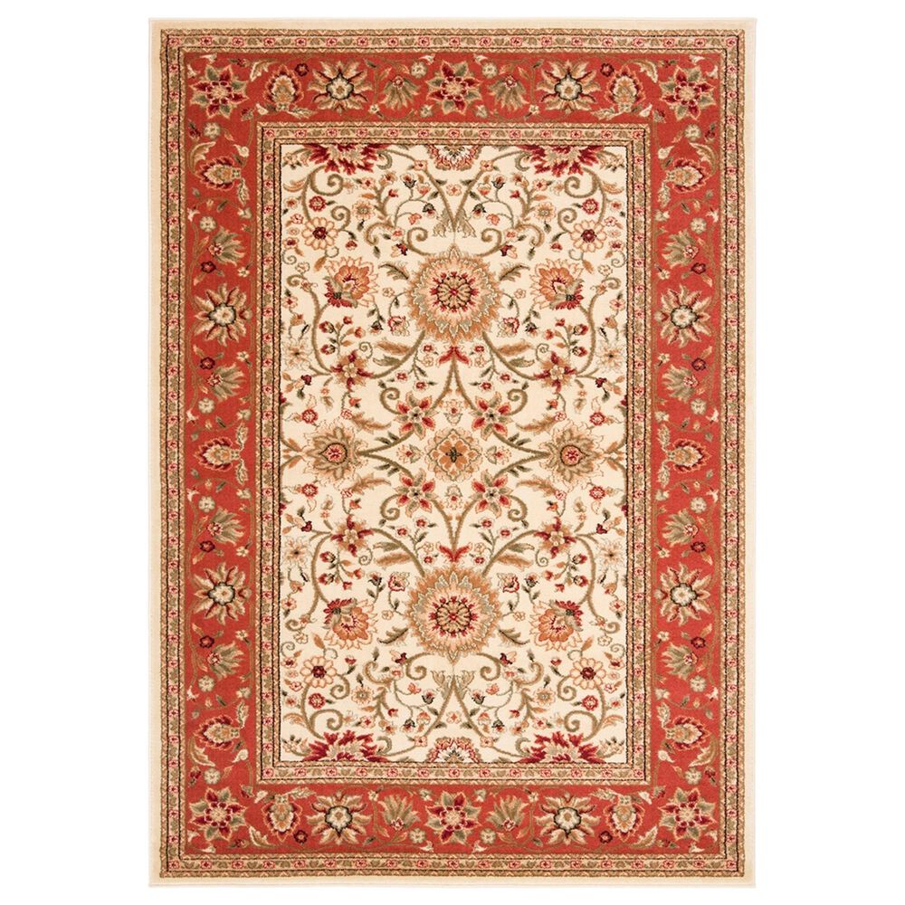 Safavieh Lyndhurst LNH212 4' x 6' Ivory and Rust Area Rug