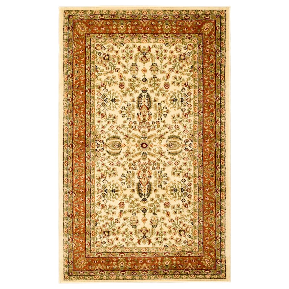 Safavieh Lyndhurst LNH214 4' x 6' Ivory and Rust Area Rug