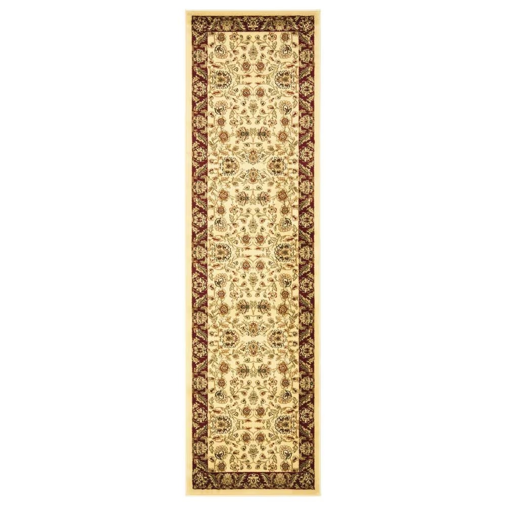 Safavieh Lyndhurst LNH215 2'3" x 6' Ivory and Red Runner