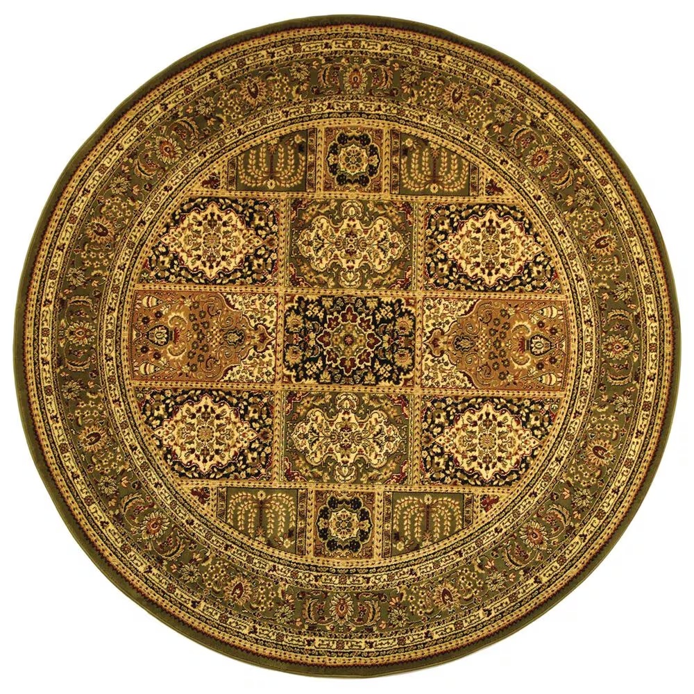 Safavieh Lyndhurst 8' Round Multicolor and Green Area Rug