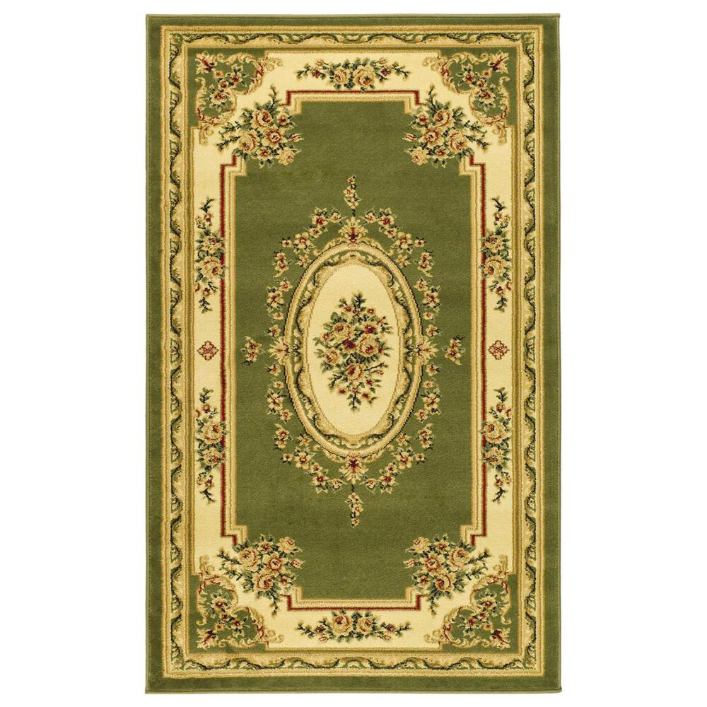 Safavieh Lyndhurst LNH218 3'3" x 5'3" Sage and Ivory Area Rug