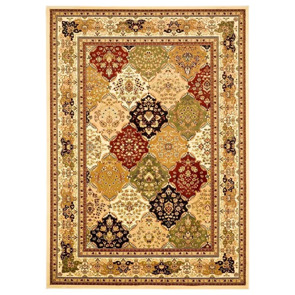 Safavieh Lyndhurst LNH221 6' x 9' Multicolor and Ivory Area Rug