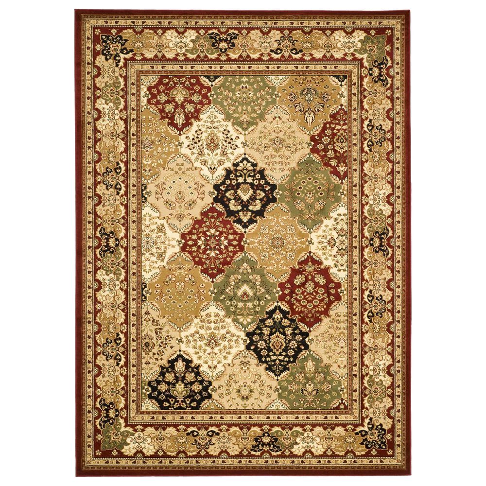 Safavieh Lyndhurst LNH221 8' x 11' Multicolor and Red Area Rug
