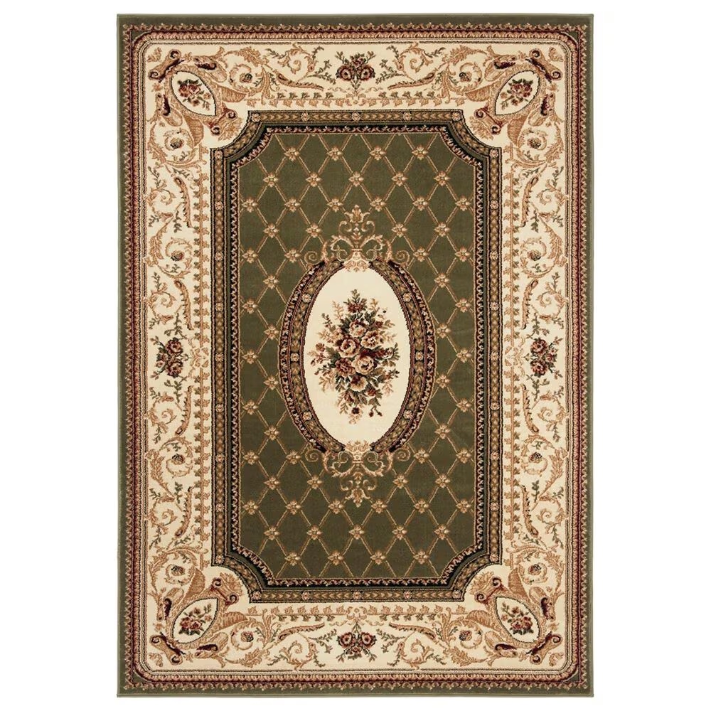 Safavieh Lyndhurst LNH223 8' x 11' Sage and Ivory Area Rug