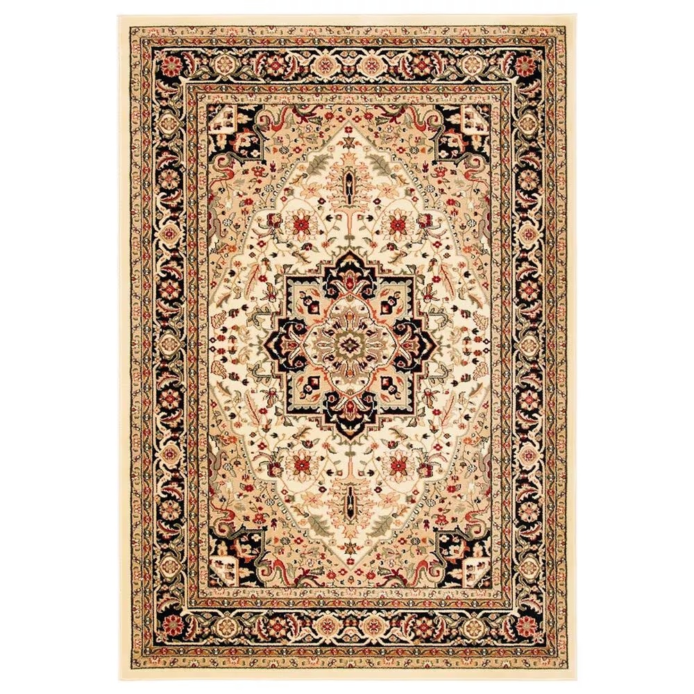 Safavieh Lyndhurst 9' x 12' Beige and Black Area Rug