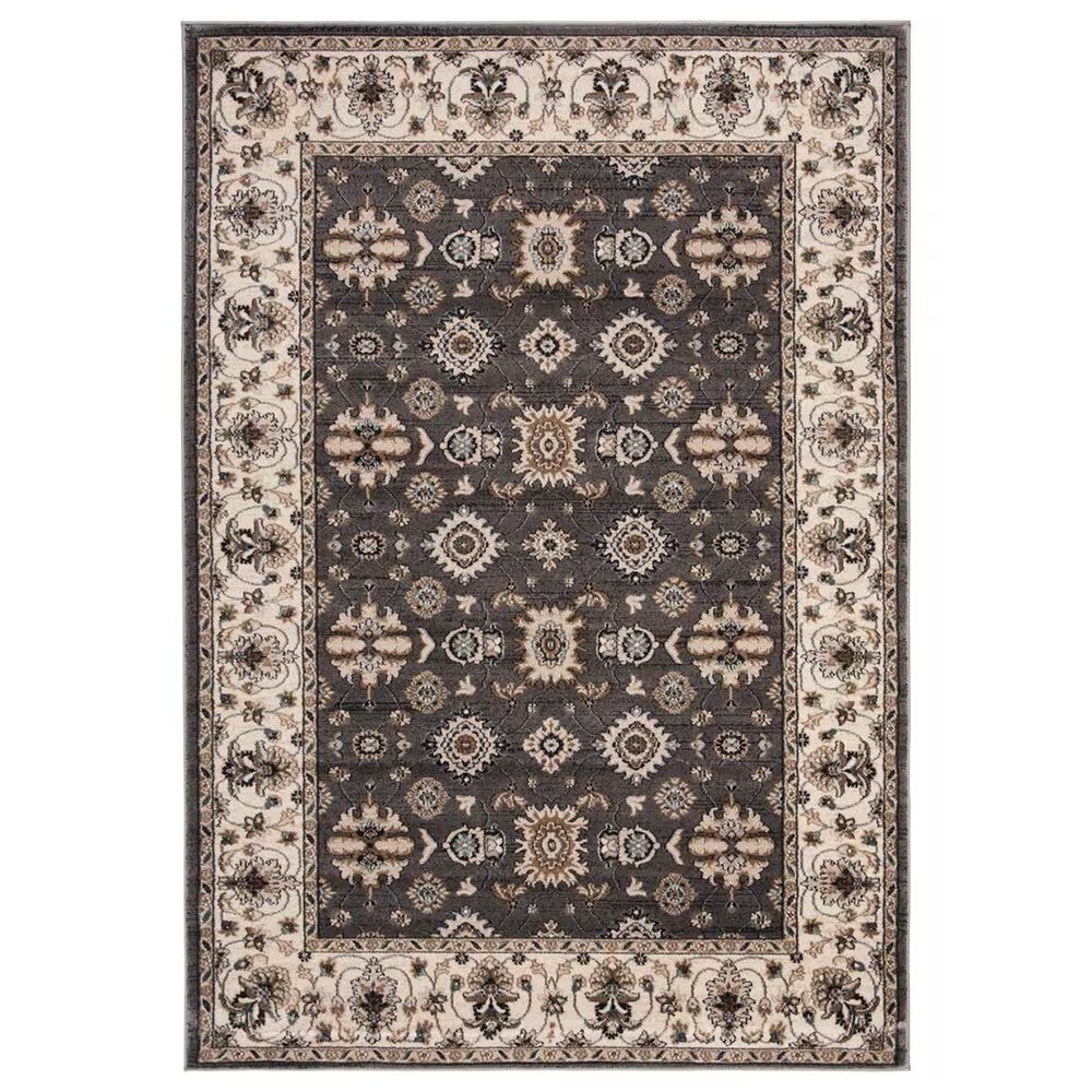 Safavieh Lyndhurst LNH332 5'3" x 7'6" Grey and Cream Area Rug