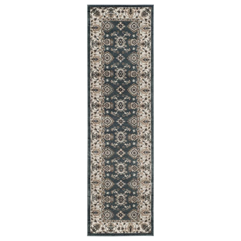 Safavieh Lyndhurst 2'3" x 8' Teal and Cream Runner