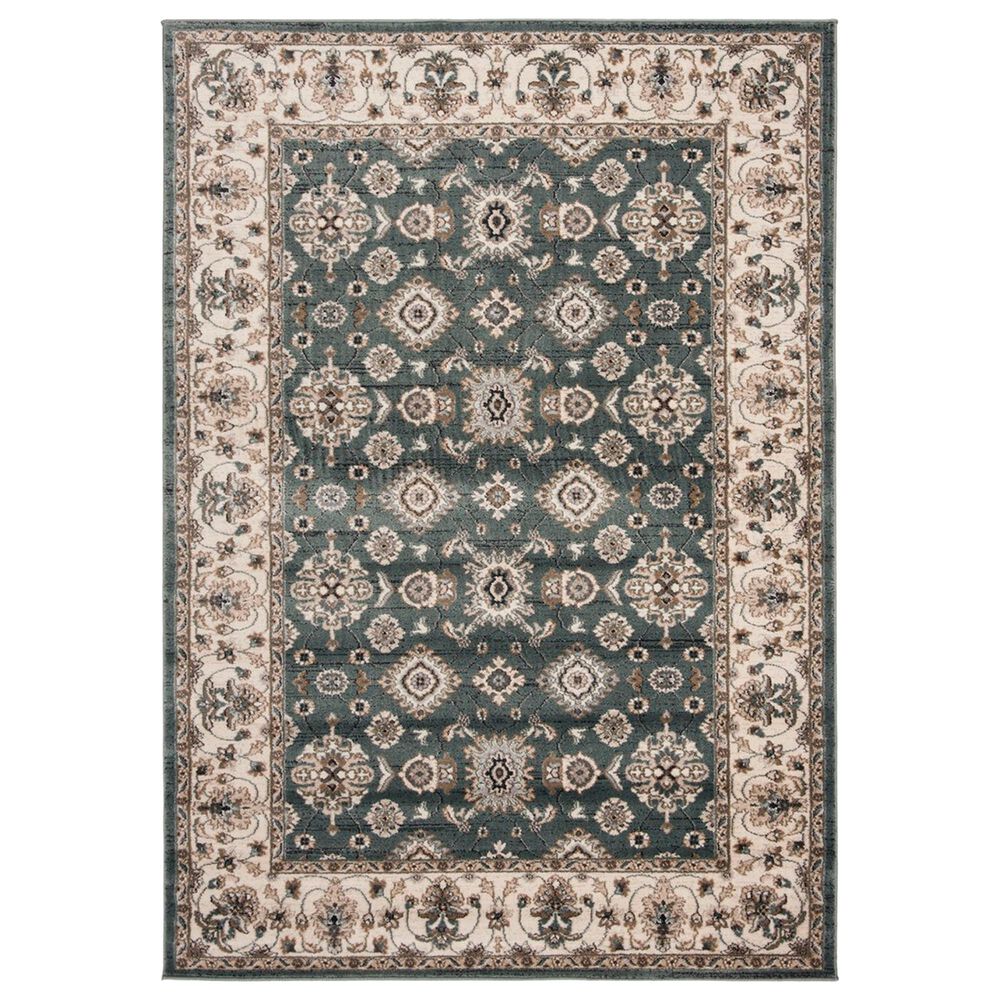 Safavieh Lyndhurst 5'3" x 7'6" Teal and Cream Area Rug