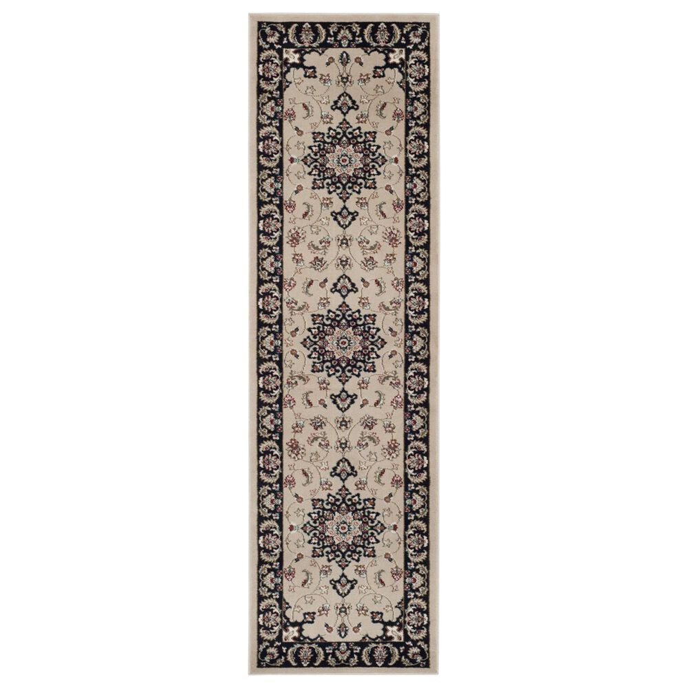 Safavieh Lyndhurst 2'3" x 8' Cream and Anthracite Runner