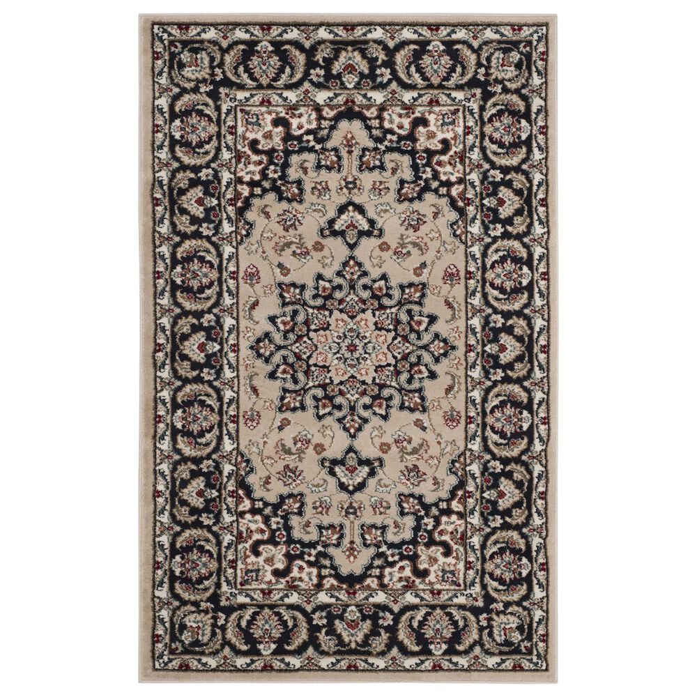 Safavieh Lyndhurst 3'3" x 5'3" Cream and Anthracite Area Rug