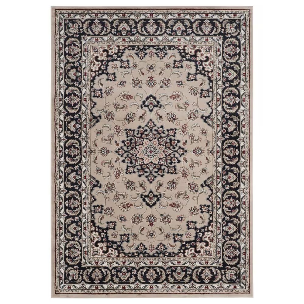 Safavieh Lyndhurst 5'3" x 7'6" Cream and Anthracite Area Rug