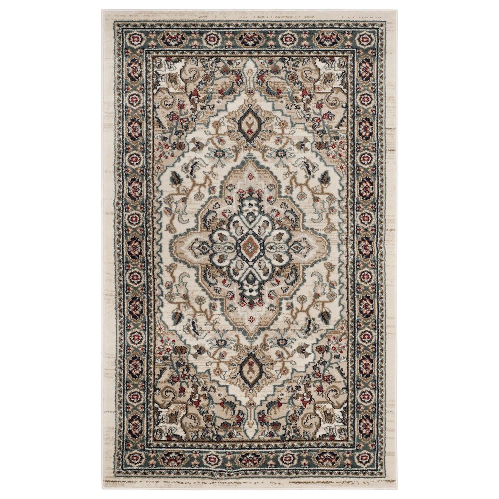 Safavieh Lyndhurst LNH338 4' x 6' Cream and Beige Area Rug