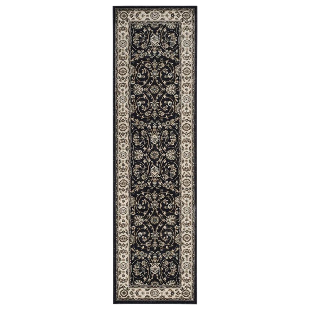 Safavieh Lyndhurst 2'3" x 12' Anthracite and Cream Runner