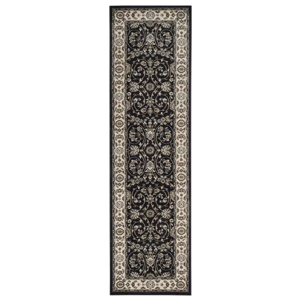 Safavieh Lyndhurst 2'3" x 8' Anthracite and Cream Runner
