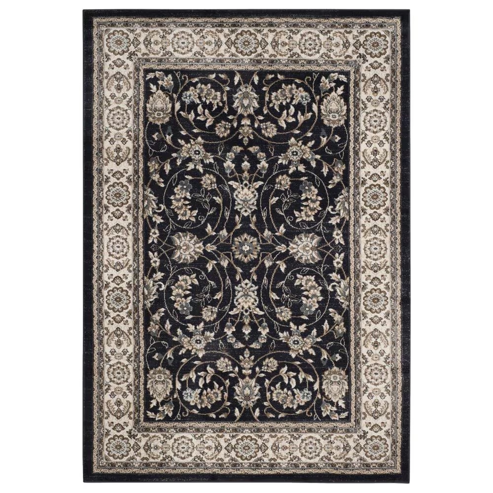Safavieh Lyndhurst 5'3" x 7'6" Anthracite and Cream Area Rug