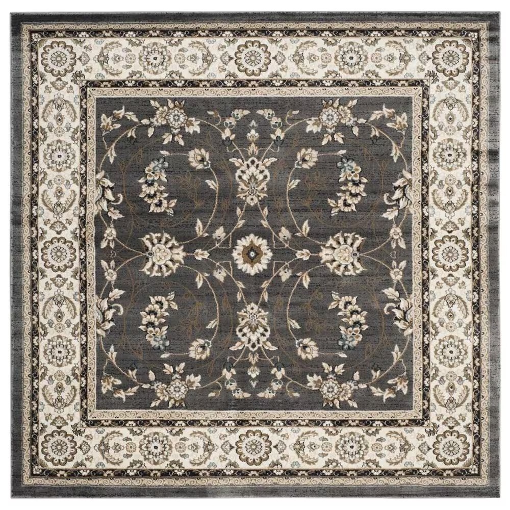 Safavieh Lyndhurst LNH340 7' Square Grey and Cream Area Rug