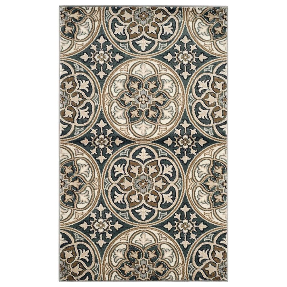 Safavieh Lyndhurst 4' x 6' Slate Blue and Beige Area Rug